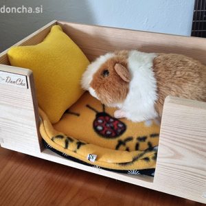 DonChina lesena posteljica "Pikapolonice"