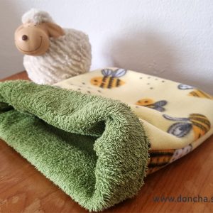 DonChina vreča brisačka "Rumena"