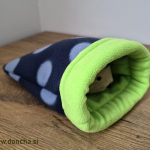 DonChas Bag "Bright green with dots"